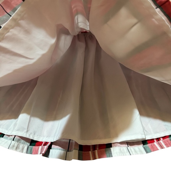 Carter’s Red Plaid Christmas Dress Short Sleeve Toddler Girl 3T - Picture 2 of 7